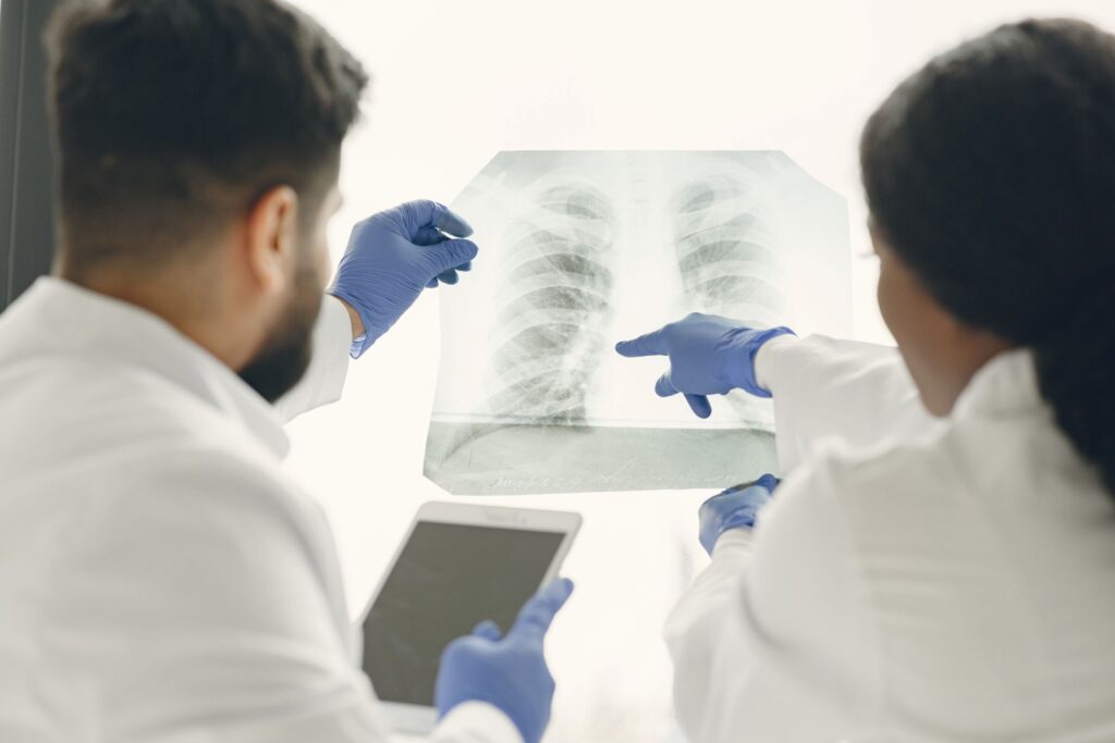 Análisis de radiografía para valorar salud pulmonar