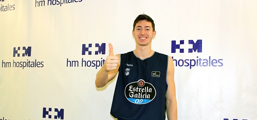 Imagen para: El nuevo jugador del Monbus Obradoiro Aleix Font pasa el reconocimiento médico en HM Rosaleda