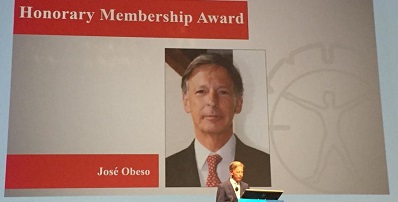 Imagen para: El Dr. José A. Obeso premiado con el ‘Honorary Member Award’ de la Parkinson’s Disease and Movement Disorders Society