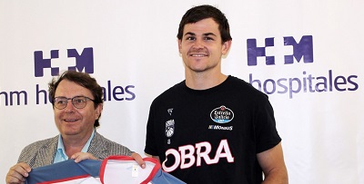 Imagen para: HM Rosaleda acoge la presentación del nuevo jugador del Monbus Obradoiro Fletcher Magee