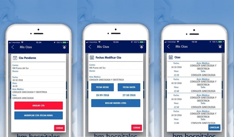 Imagen para: La APP de HM Hospitales facilita el cambio de sus citas médicas