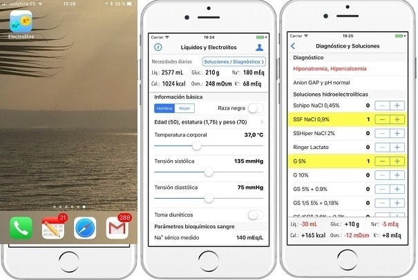 Imagen para: Médicos de HM Hospitales ponen en marcha la APP ‘Líquidos y electrólitos’, única en su especie