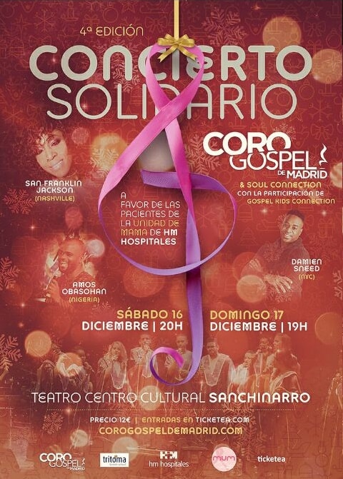 Imagen para: 4ª Edición Concierto Solidario Coro Gospel de Madrid