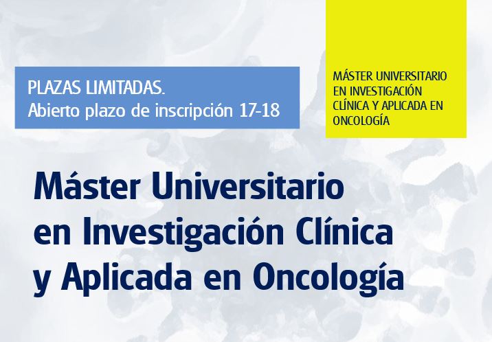 Imagen para: Máster Universitario en Investigación Clínica y Aplicada en Oncología