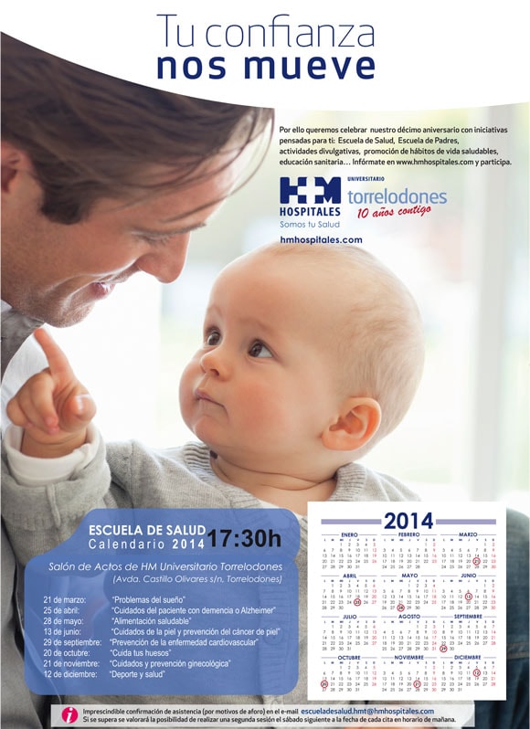 Imagen para: Calendario Escuela de Salud Calendario Escuela de Salud 2014 en HM Universitario Torrelodones Torrelodones