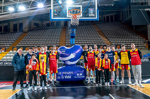 Imagen para: La selección española de baloncesto se suma al proyecto ‘Los minutos de la vida’ de HM Hospitales