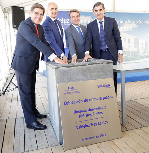Imagen para: Colocada la primera piedra del futuro Hospital Universitario HM Tres Cantos y la Residencia Valdeluz, con una inversión de 30 millones de euros
