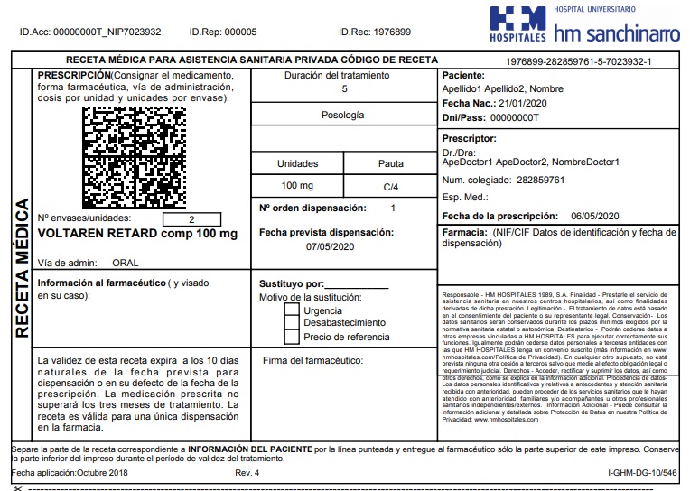Los pacientes de HM Hospitales ya disponen de la receta electrónica privada para reducir consultas y desplazamientos y facilitar el acceso a la medicación