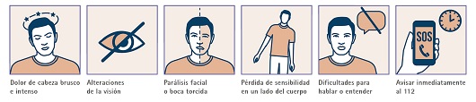 Identificar los síntomas del ictus es clave para minimizar las secuelas e incluso salvar la vida