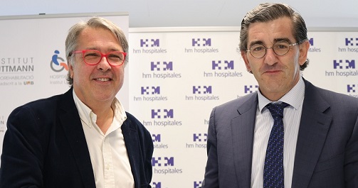 Imagen para: Institut Guttmann y HM Hospitales firman un acuerdo marco de colaboración para la promoción conjunta de proyectos asistenciales, investigación y docencia