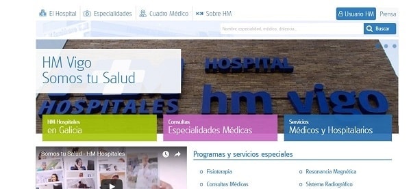 HM Hospitales acerca su modelo asistencial a los pacientes de Vigo con una nueva página web más accesible e intuitiva