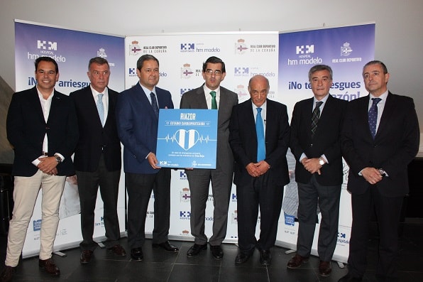 HM Hospitales hace de Riazor un estadio cardioprotegido.