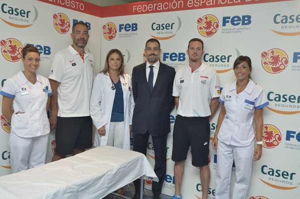 Caser elige por segundo año consecutivo a HM Hospitales para realizar los reconocimientos médicos a la Selección Masculina de Baloncesto