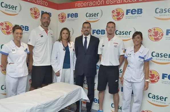 Imagen para: Caser elige por segundo año consecutivo a HM Hospitales para realizar los reconocimientos médicos a la Selección Masculina de Baloncesto