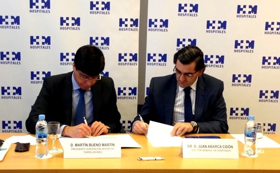 Imagen para: Firma acuerdo HM Hospitales-Baloncesto Torrelodones