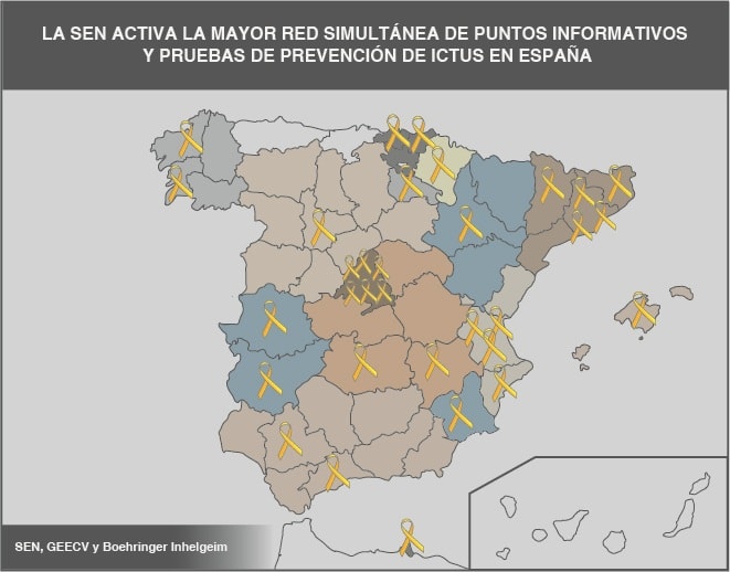 Imagen para: HM Hospitales participa activamente en la red de puntos informativos y pruebas de prevención de ictus puesta en marcha ayer, día internacional de esta enfermedad