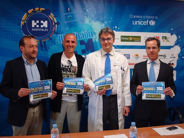Imagen para: Chema Martínez presenta la III Carrera HM Corre por la Vida, a favor de Unicef, que será su preparación para el salto a los Juegos Olimpicos