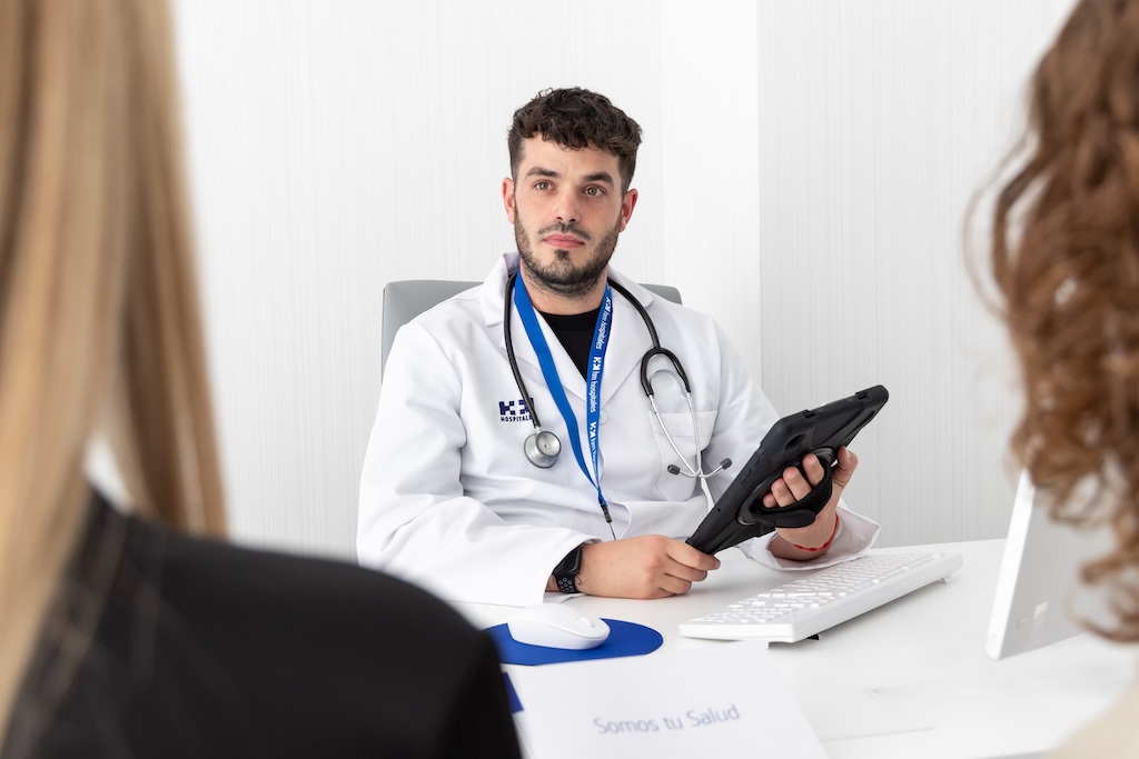 Medico paciente consulta