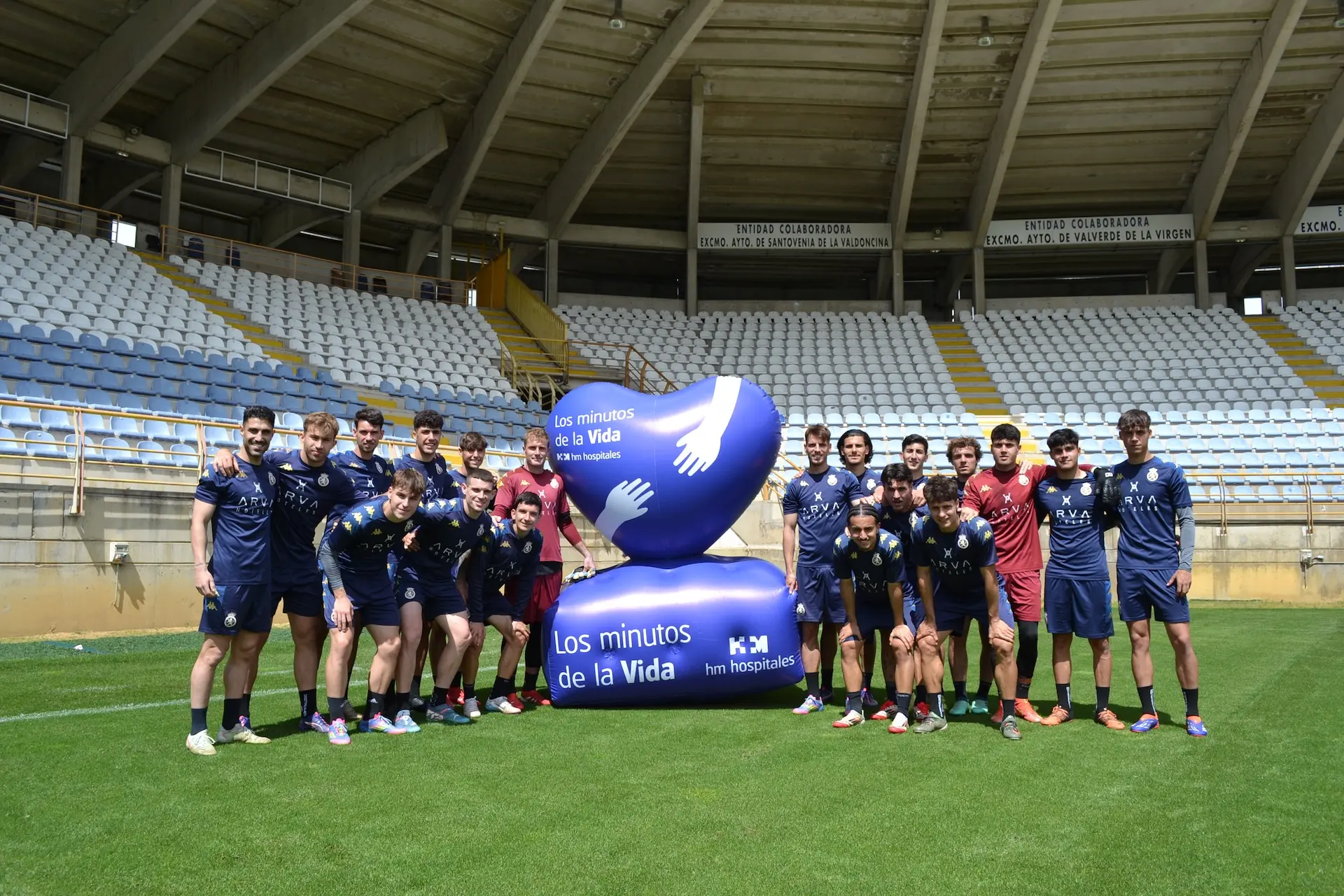 Imagen para: HM Hospitales cuida del corazón de la Cultural y Deportiva Leonesa