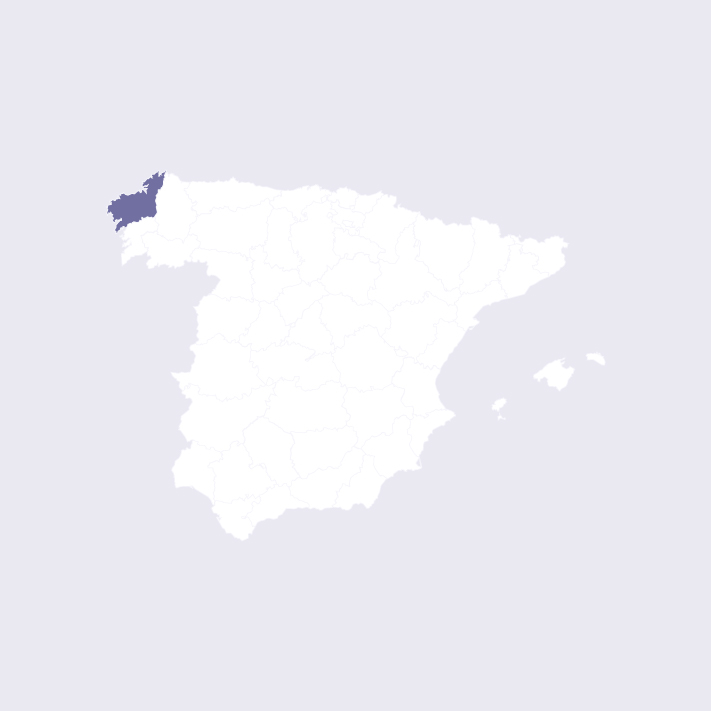 Mapa Galicia I A HM