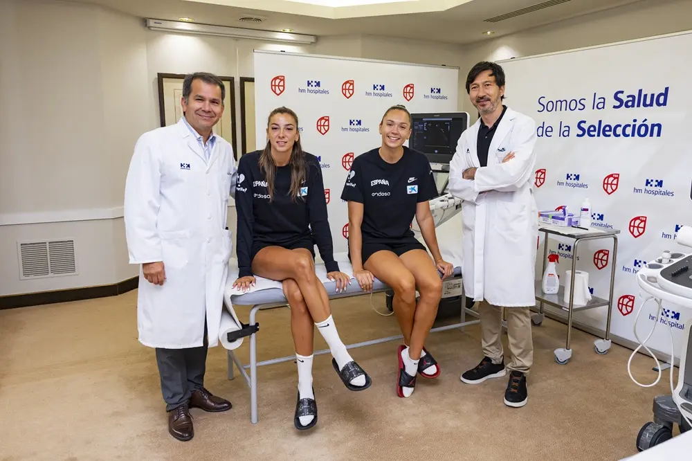 Imagen para: La Selección Femenina supera con éxito los reconocimientos médicos realizados por                HM Hospitales