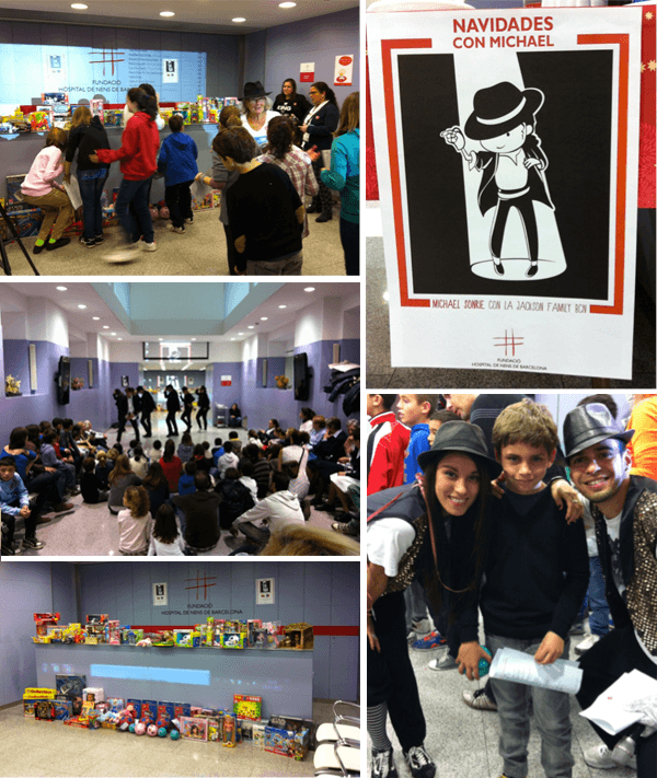 Imagen para: La Fundación Michael Sonríe visita la Fundació Hospital de Nens