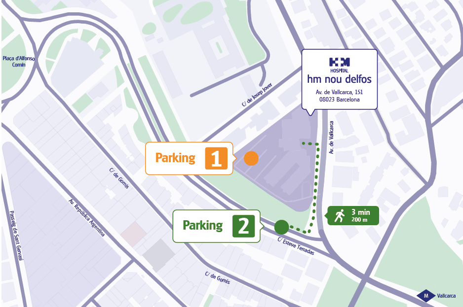 Parking hm nou delfos mapa