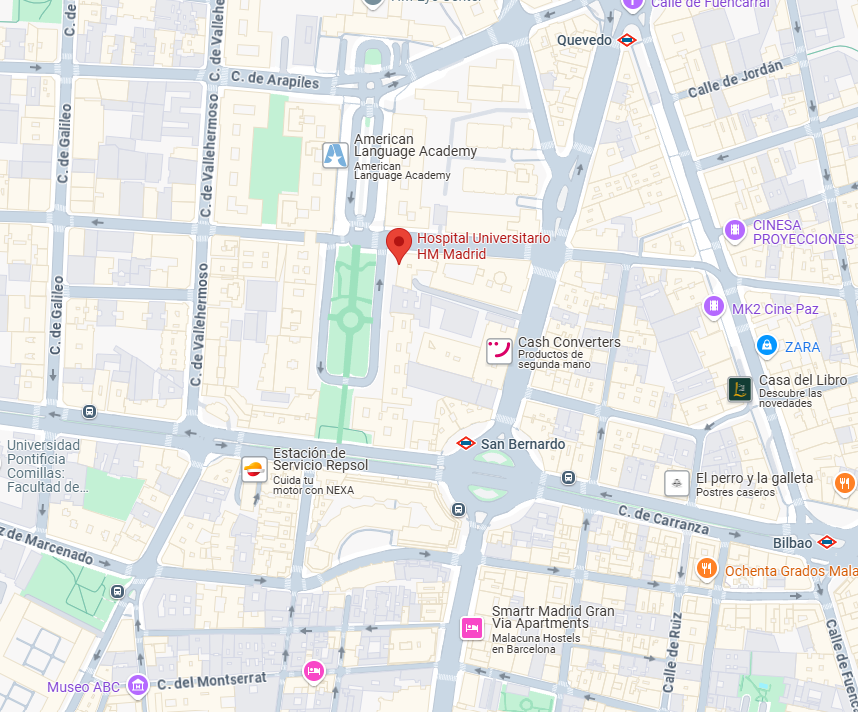 Ubicacion hm madrid