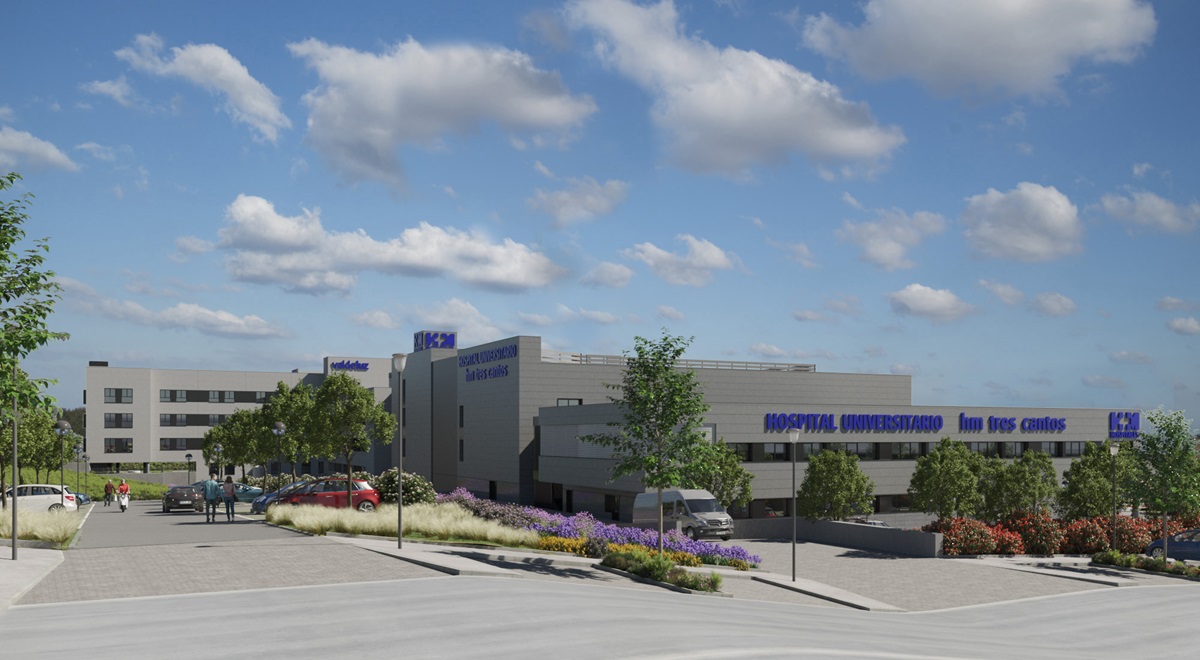 Fachada del hospital hm tres cantos