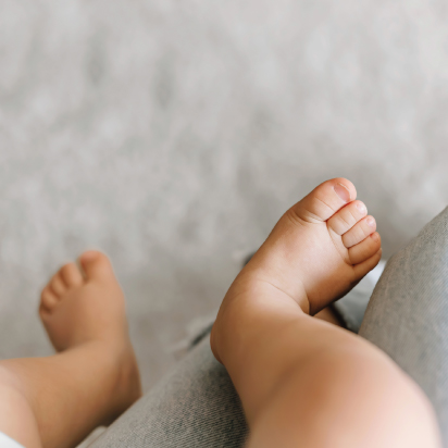 Pies de un bebe